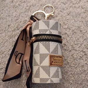 Vogue Black and White Patterned Pouch